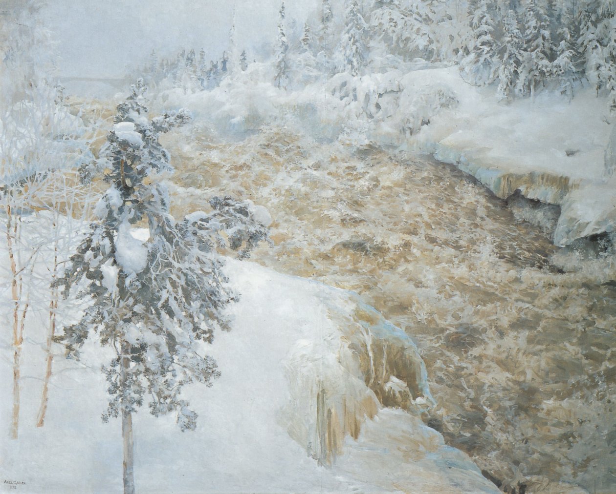Imatra in inverno da Akseli Valdemar Gallen Kallela