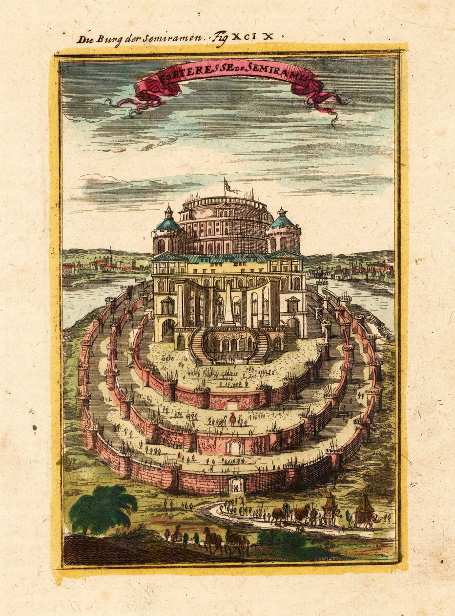 Fortezza di Semiramide, 1719 da Alain Manesson Mallet
