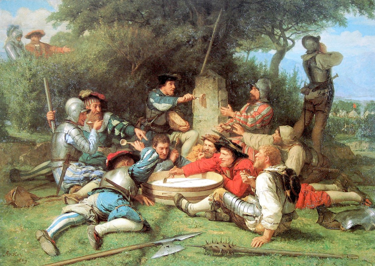 Zuppa di latte da Albert Anker