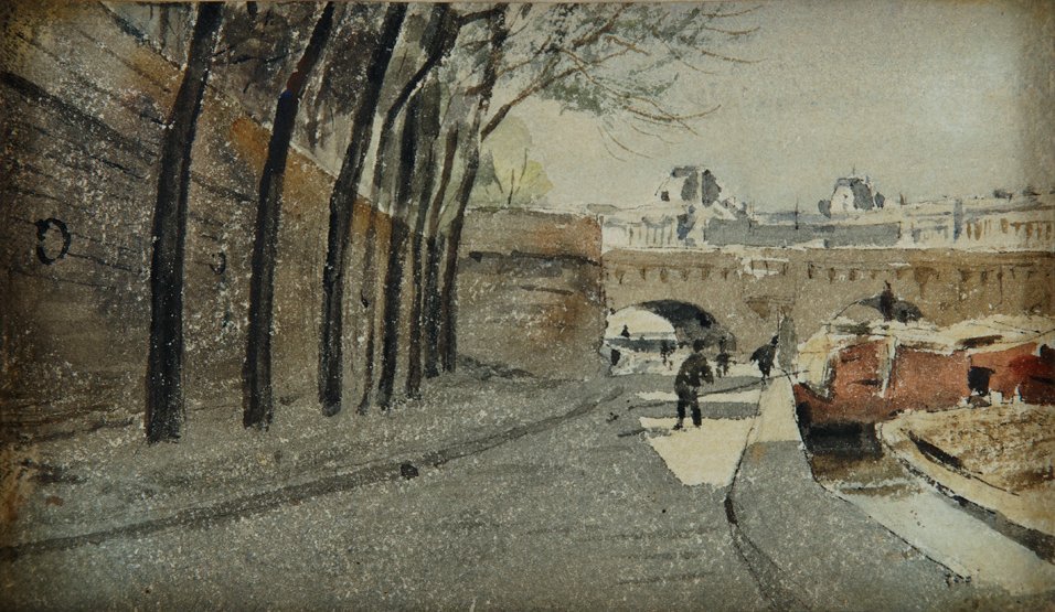 Il Louvre da Albert Anker
