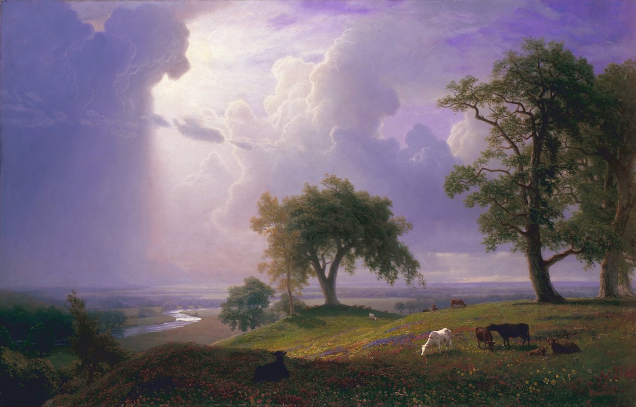 Primavera in California da Albert Bierstadt