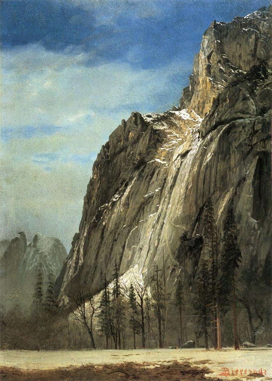 Cathedral Rocks, Yosemite, c.1872 da Albert Bierstadt