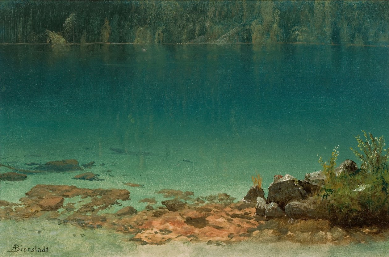 Scena del lago da Albert Bierstadt