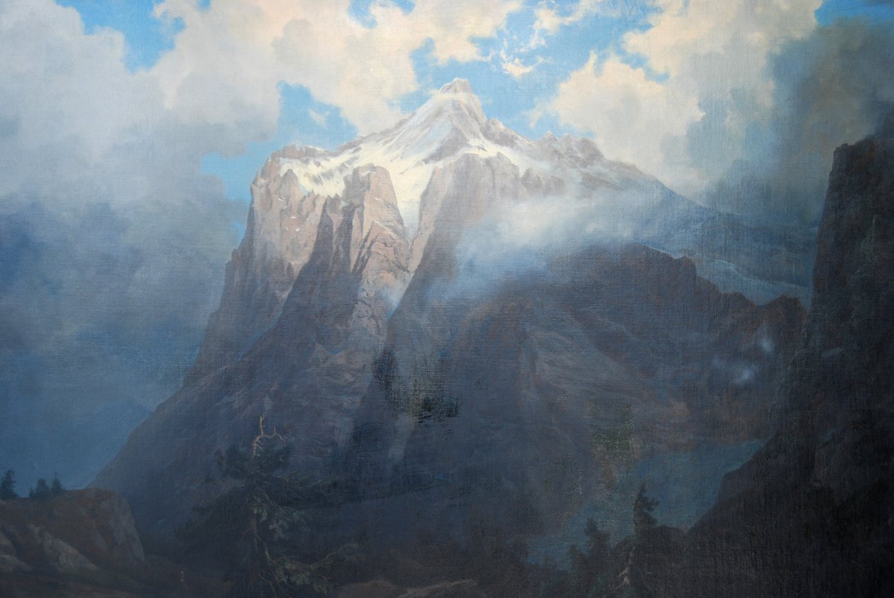 Monte Brewer dal Kings River Canyon, California da Albert Bierstadt