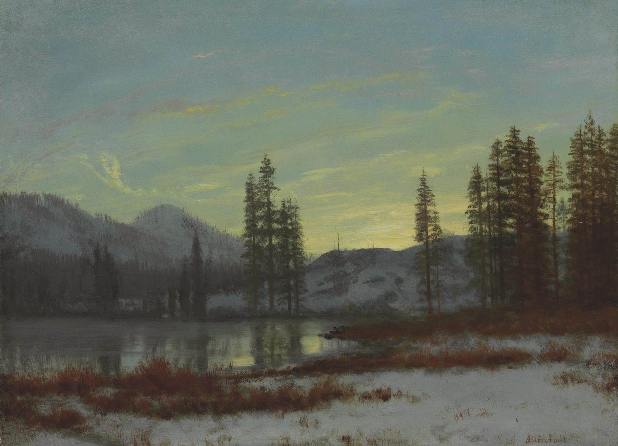 Neve nelle Montagne Rocciose da Albert Bierstadt