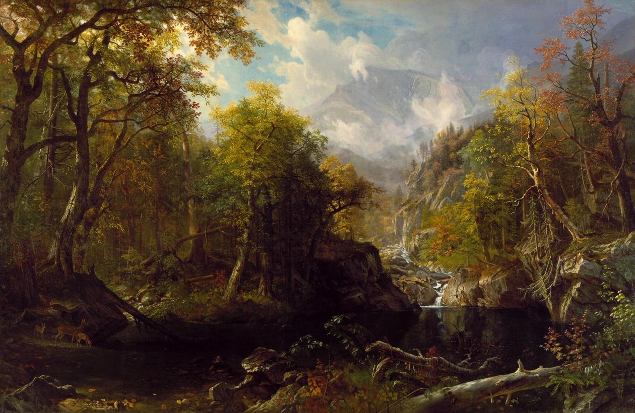 La piscina smeraldo da Albert Bierstadt