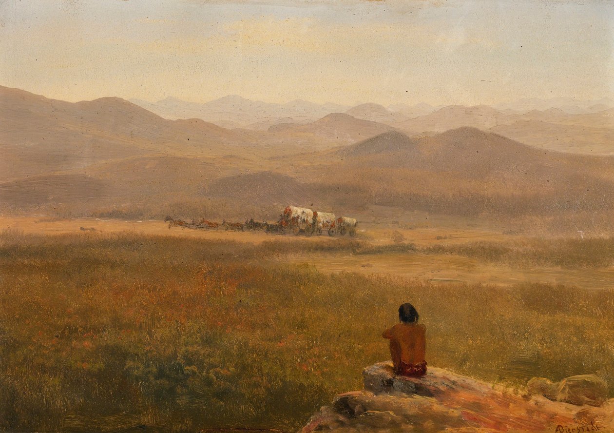 Il punto di osservazione da Albert Bierstadt