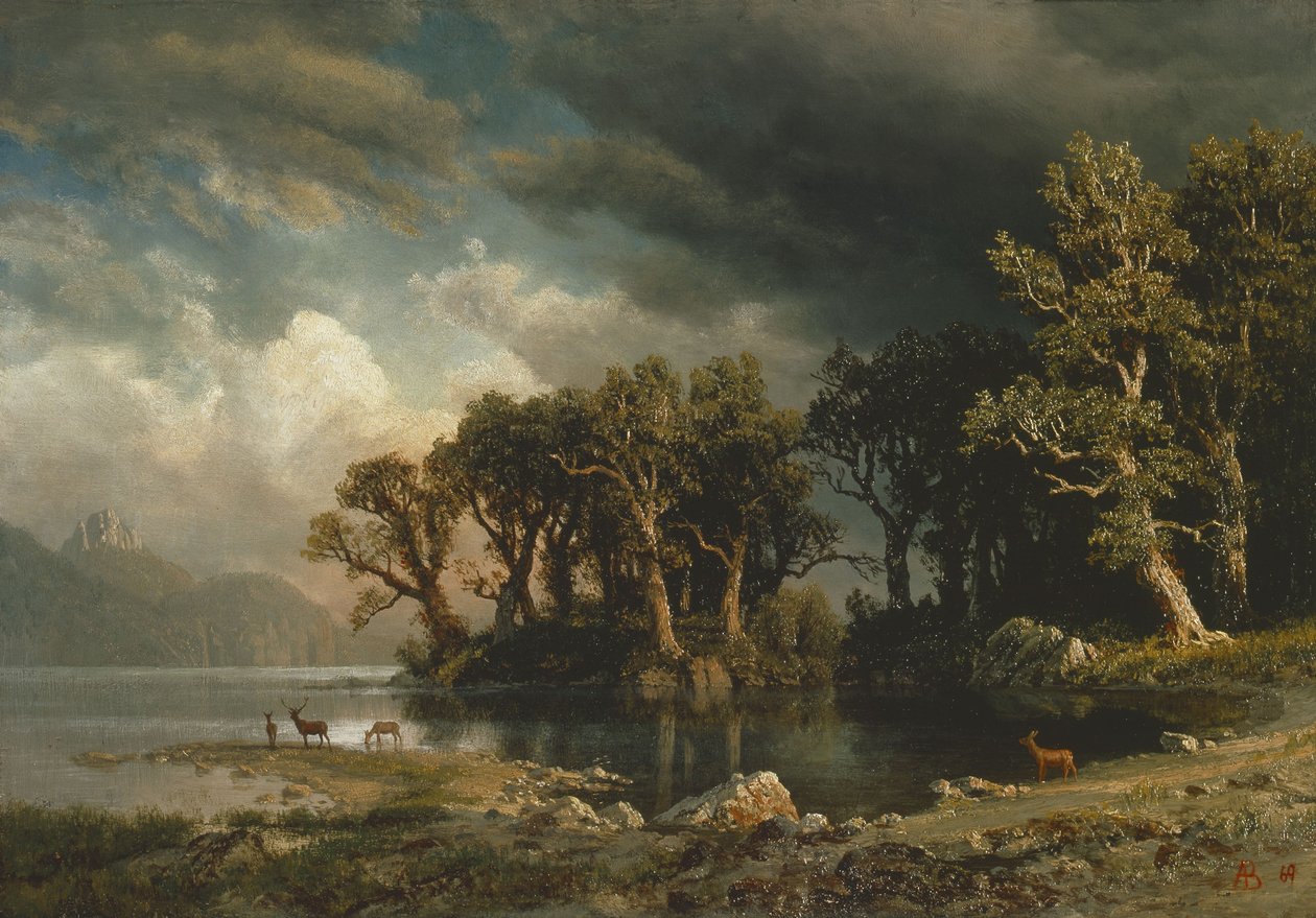 La tempesta in arrivo da Albert Bierstadt
