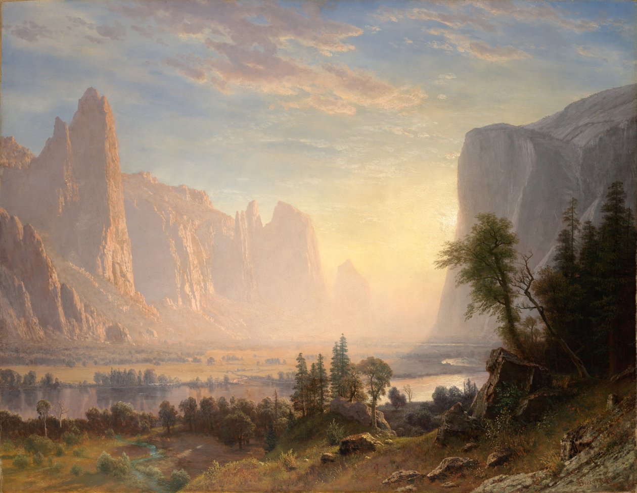 Valle dello Yosemite da Albert Bierstadt