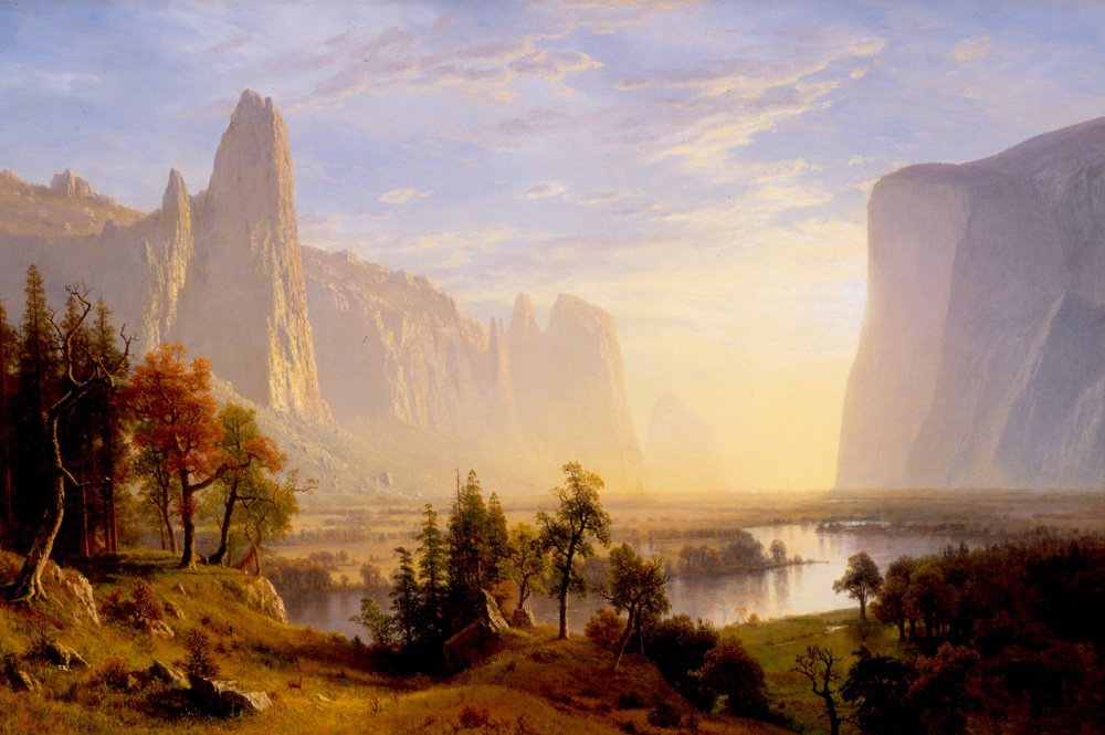Valle di Yosemite da Albert Bierstadt