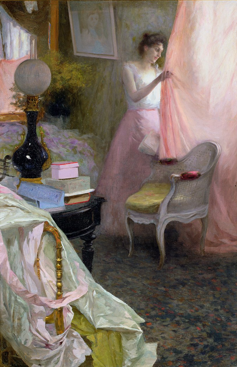 Donna in un interno da Albert Breaute