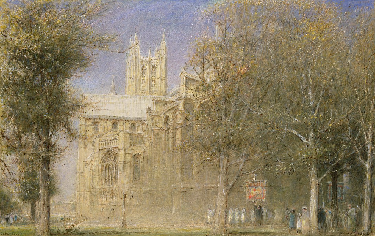 Cattedrale di Canterbury da Albert Goodwin