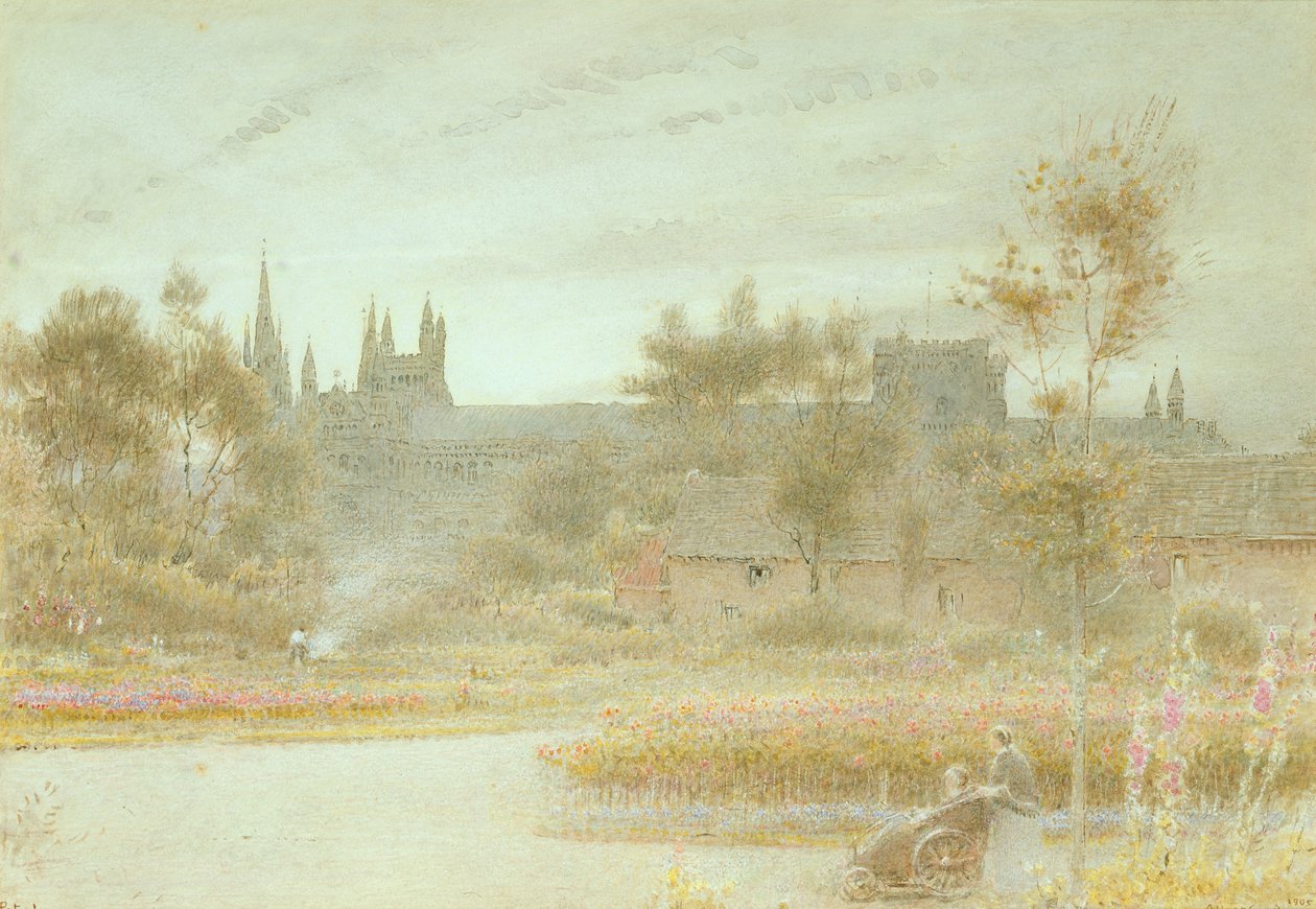 Cattedrale di Peterborough da Albert Goodwin