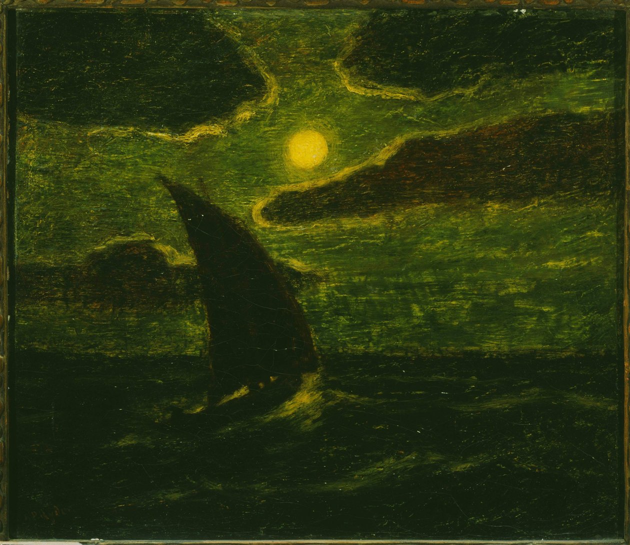 Navigando al chiaro di luna da Albert Pinkham Ryder