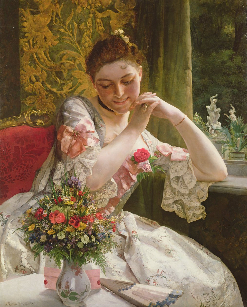 Il bouquet (c.1880) da Albert Raudnitz