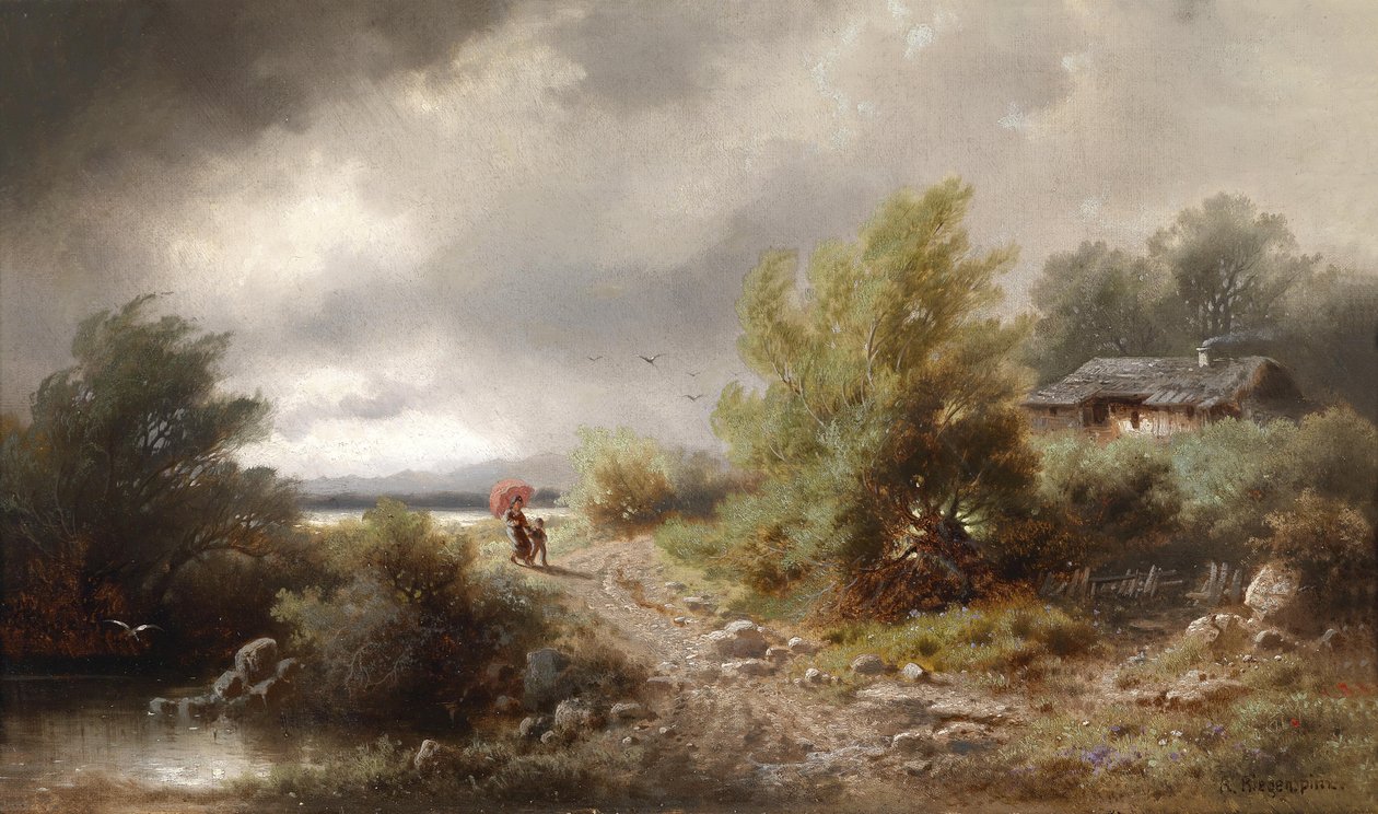 Aufziehendes Gewitter da Albert Rieger