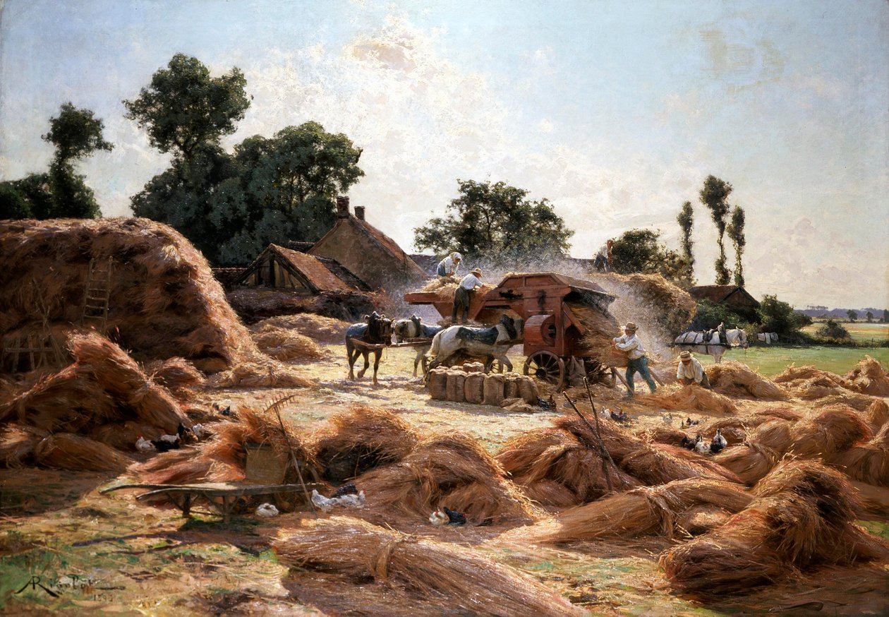 La trebbiatrice da Albert Rigolot