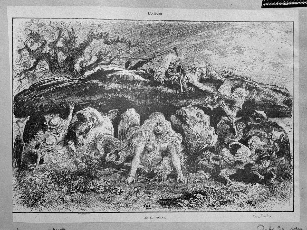 I Korrigans, c.1900 da Albert Robida