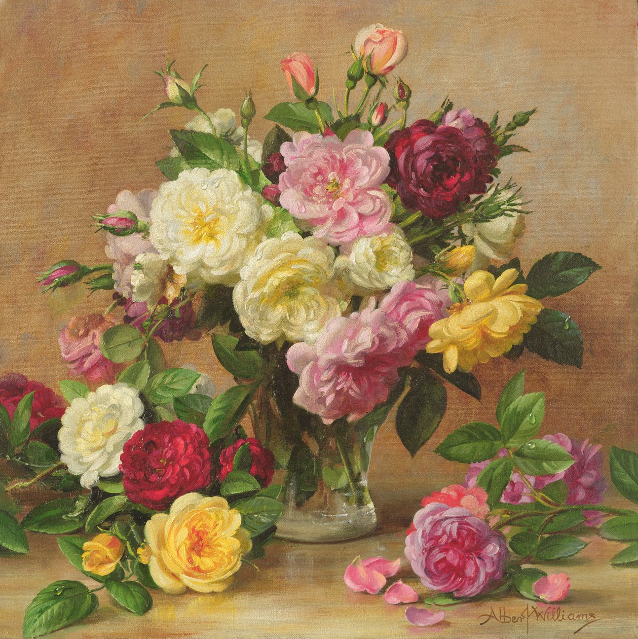 Vecchie Rose Vittoriane, 1995 da Albert Williams