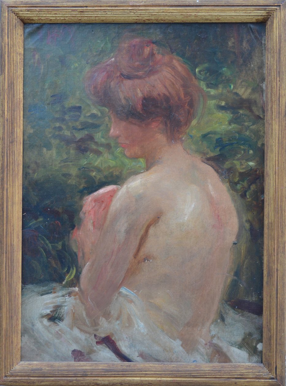 Bagnante, c.1890 da Albert de Belleroche