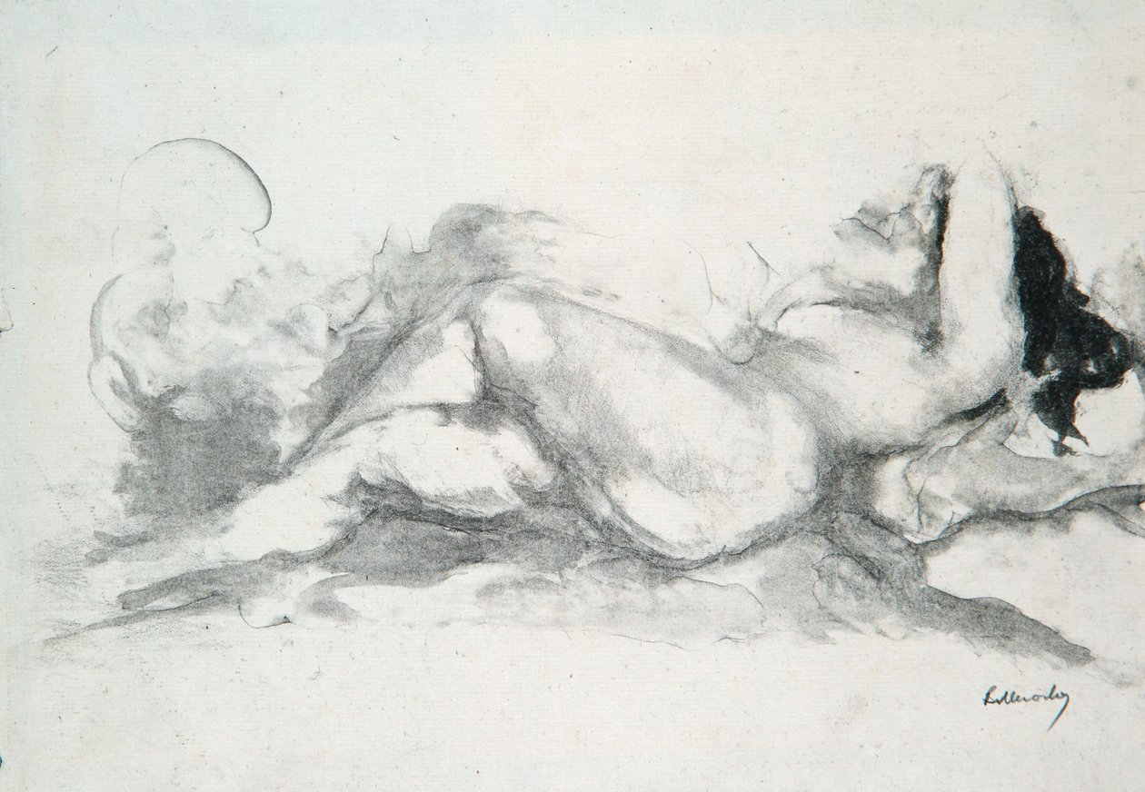Nudo a letto da Albert de Belleroche