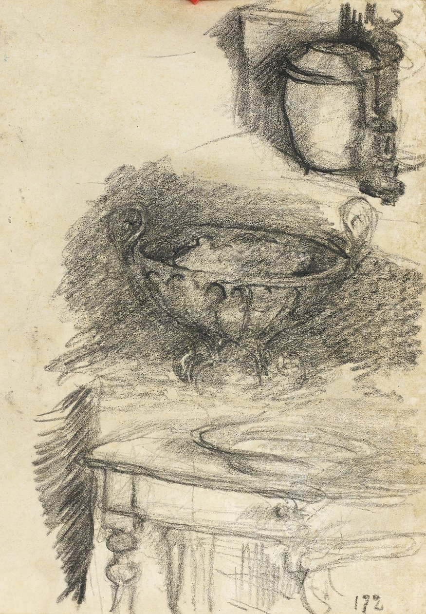 Natura morta di utensili da cucina da Albert de Belleroche