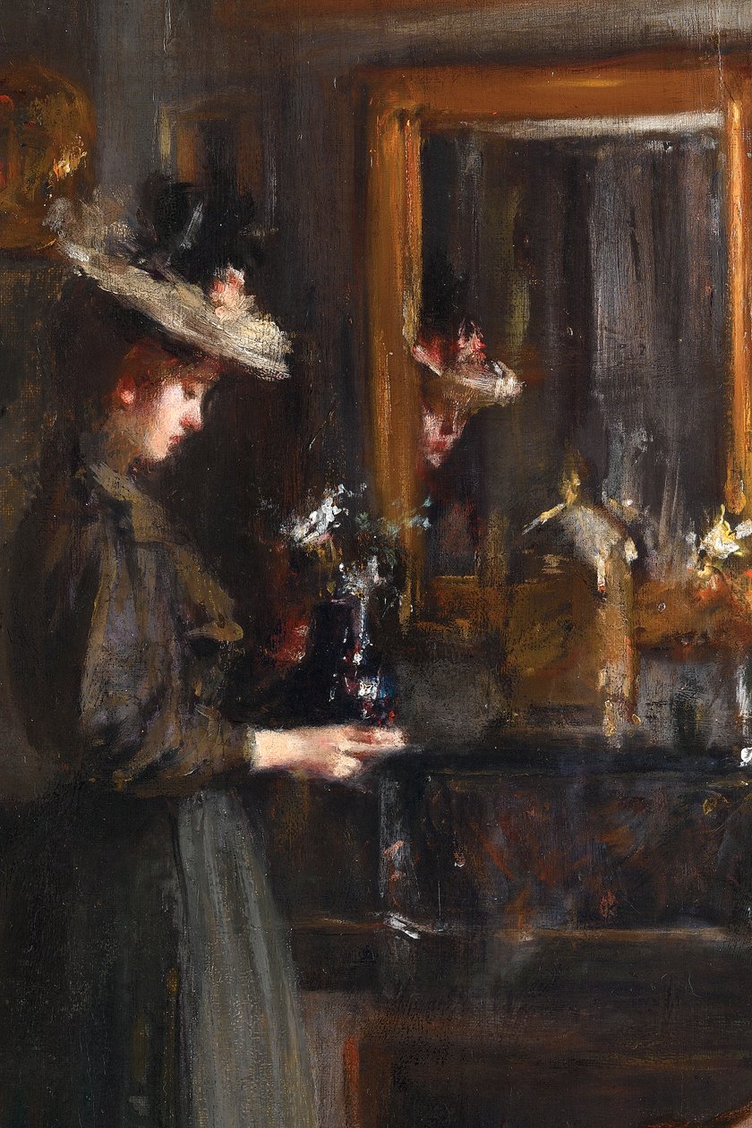 Donna in un interno da Albert de Belleroche