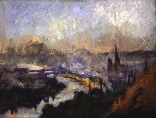 Monte Santa Caterina da Albert Charles Lebourg