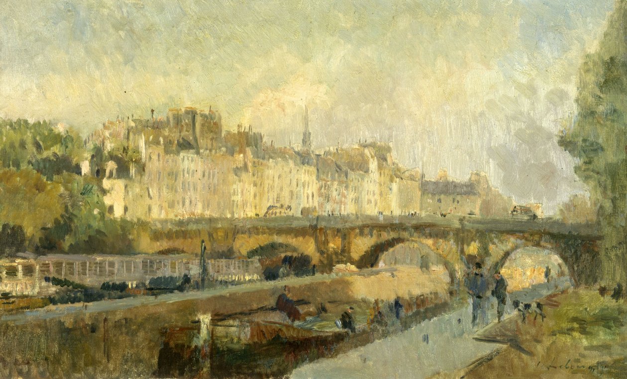 Il Pont Neuf da Albert Charles Lebourg
