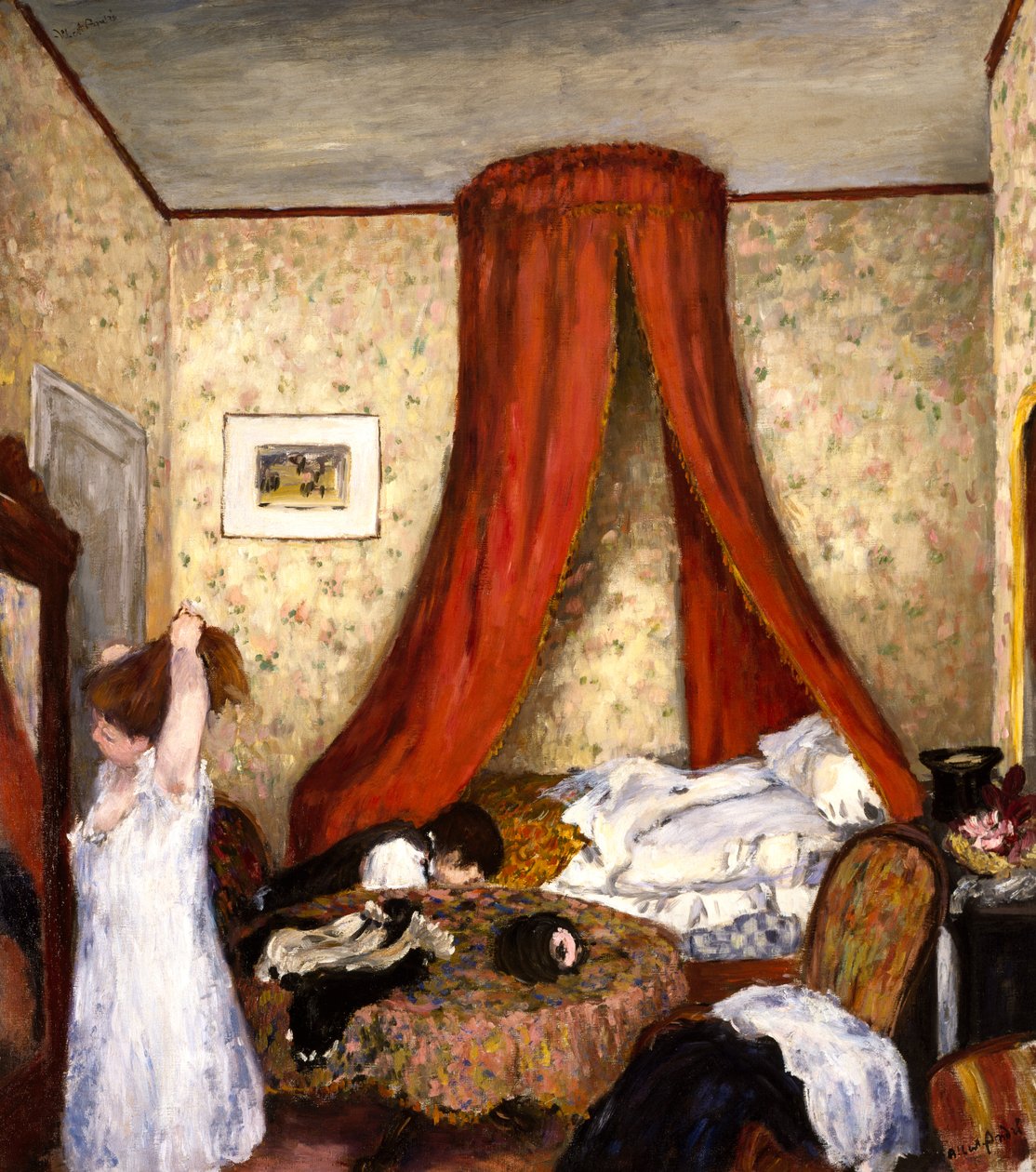 Interno, 1893 circa (olio su tela) da Albert Andre