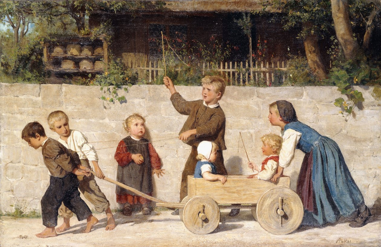 Kindergespann da Albert Anker