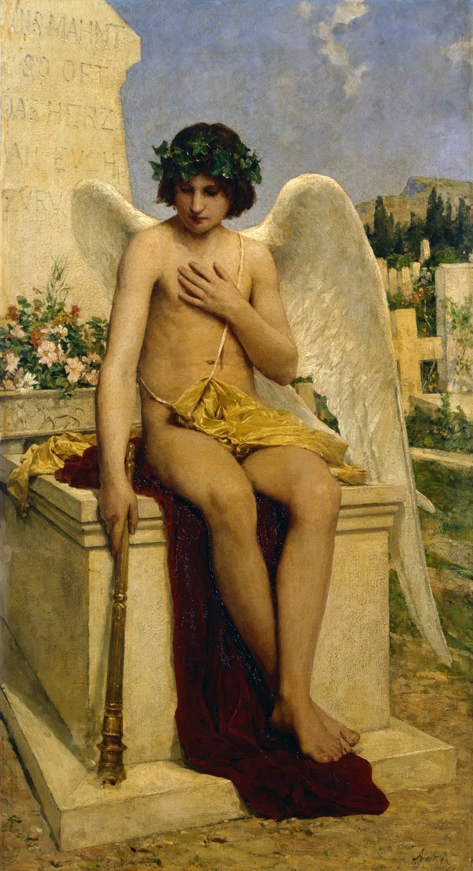 Il genio della morte da Albert Anker