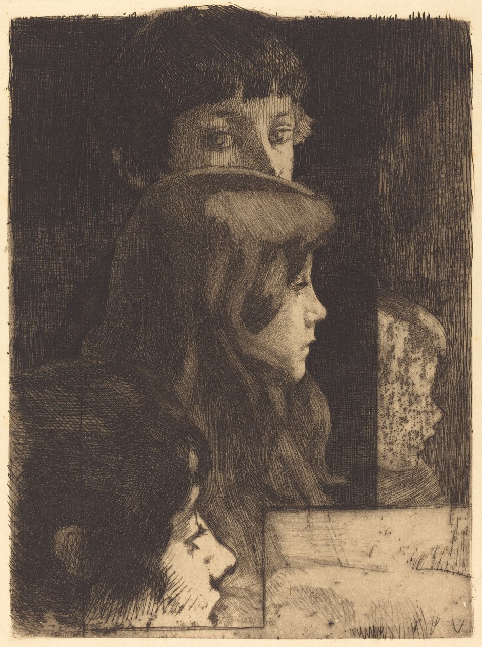 Una Famiglia (Une famille) da Albert Besnard