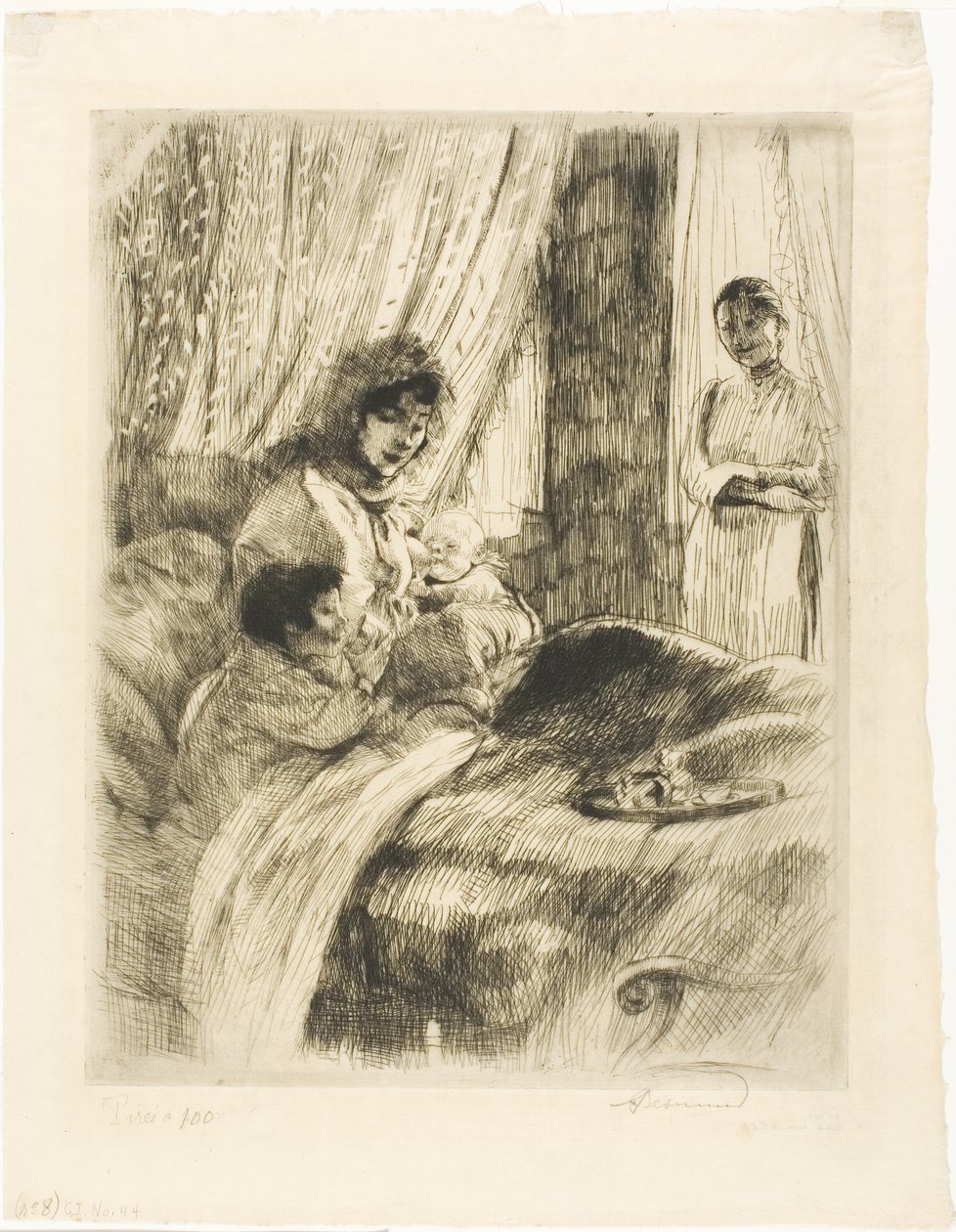 Colazione, quarto piatto da Donna da Albert Besnard