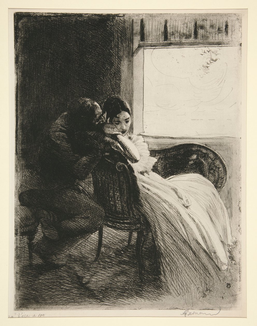 Il flirt da Albert Besnard