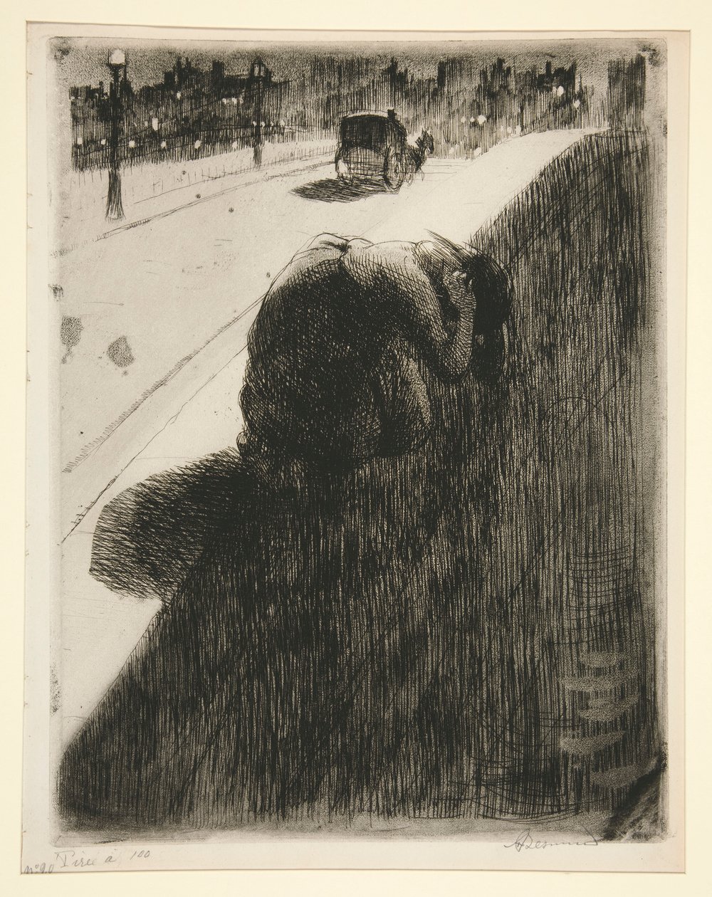 Il suicidio da Albert Besnard