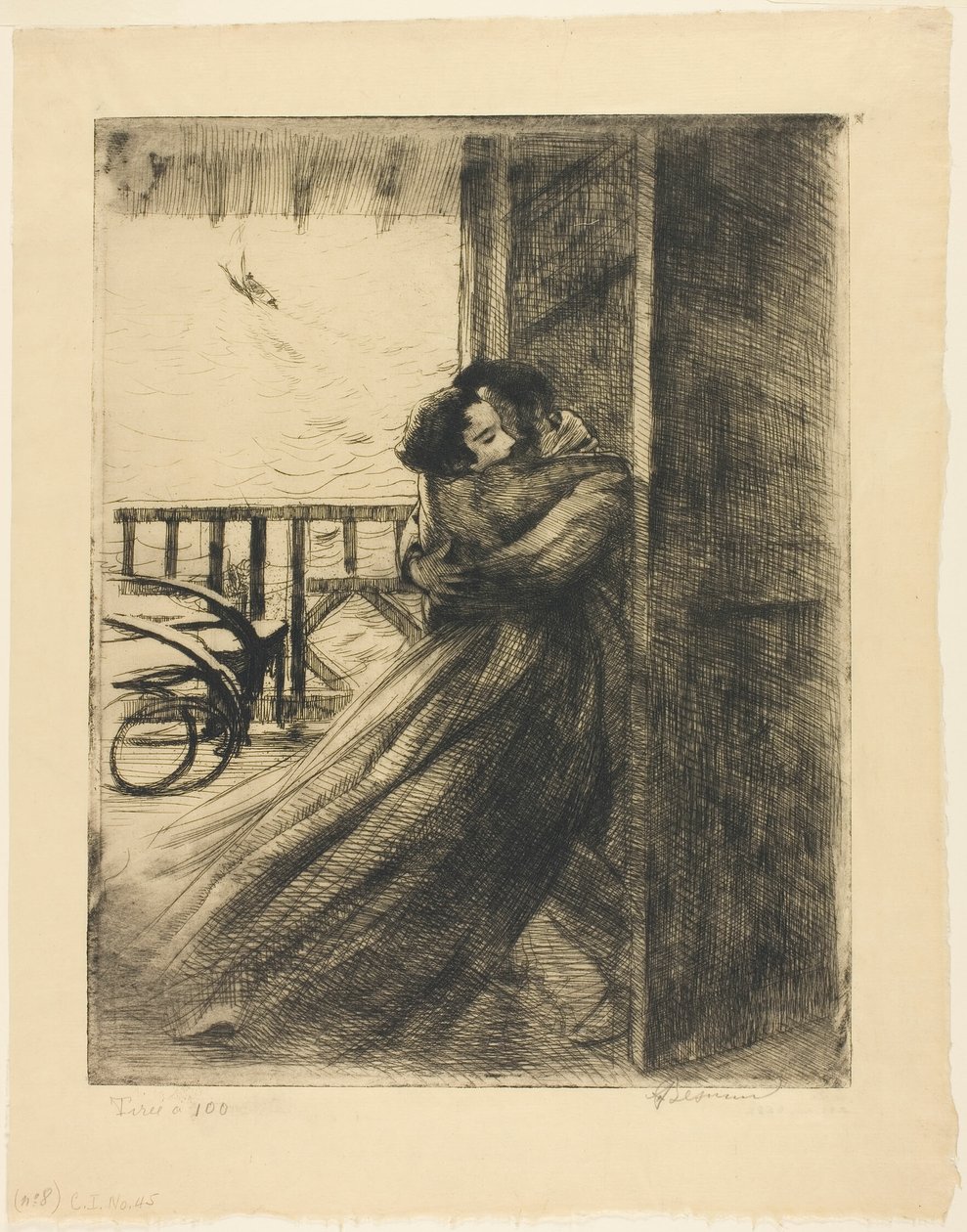 Amore, piatto due da Donna da Albert Besnard