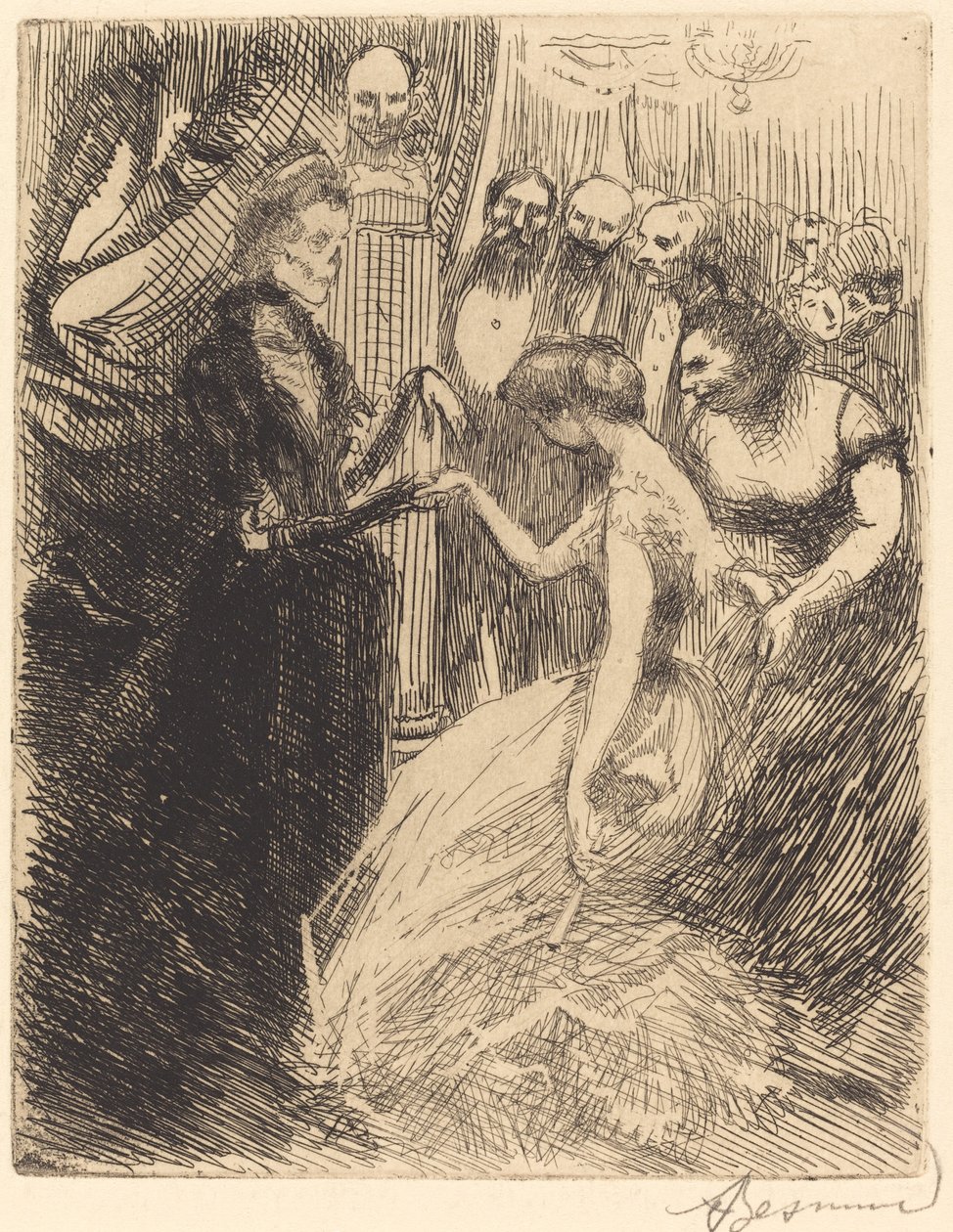La presentazione da Albert Besnard