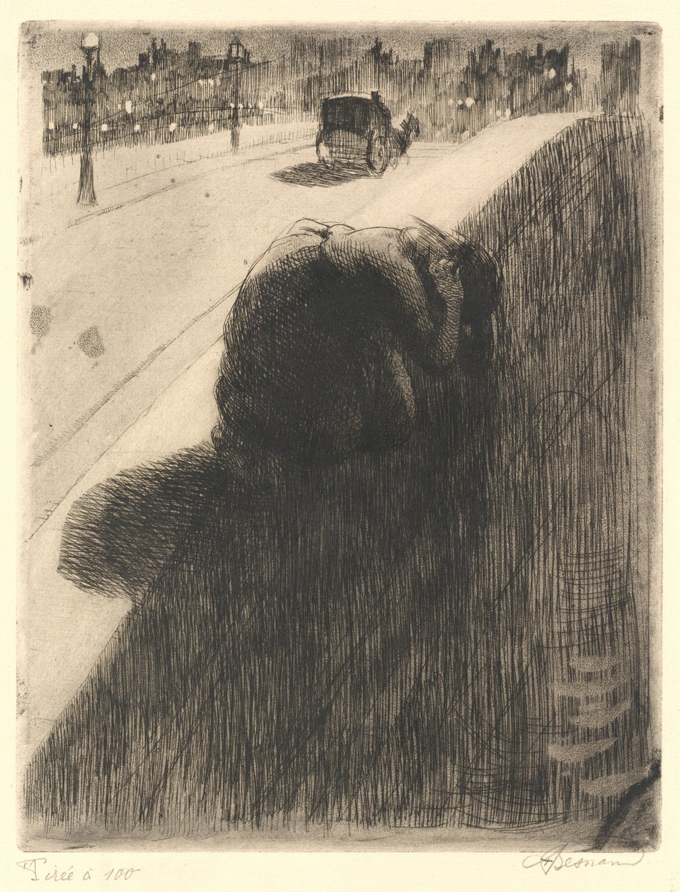 Il suicidio da Albert Besnard