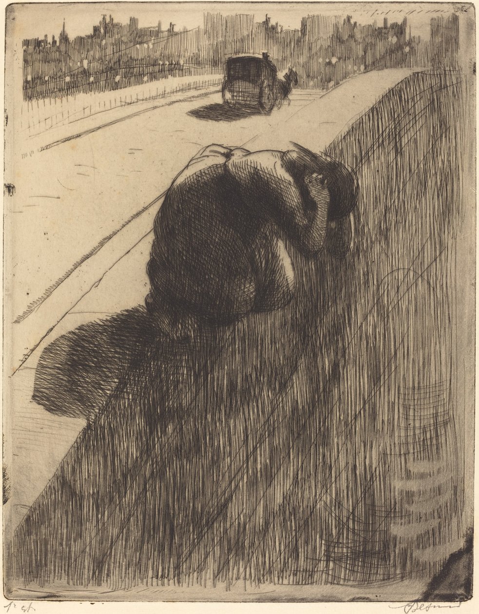 Il suicidio da Albert Besnard