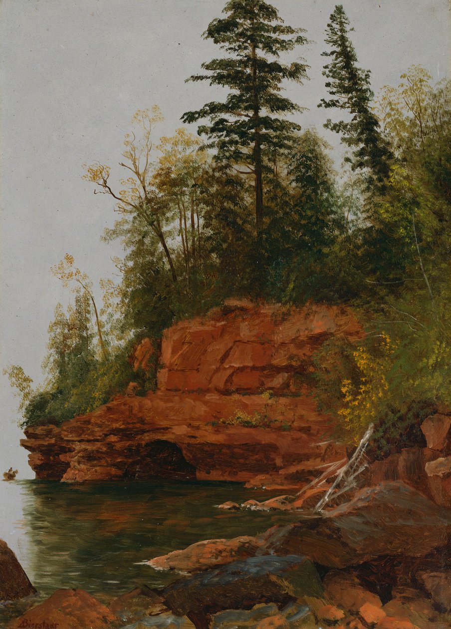 Una Baia Rocciosa da Albert Bierstadt