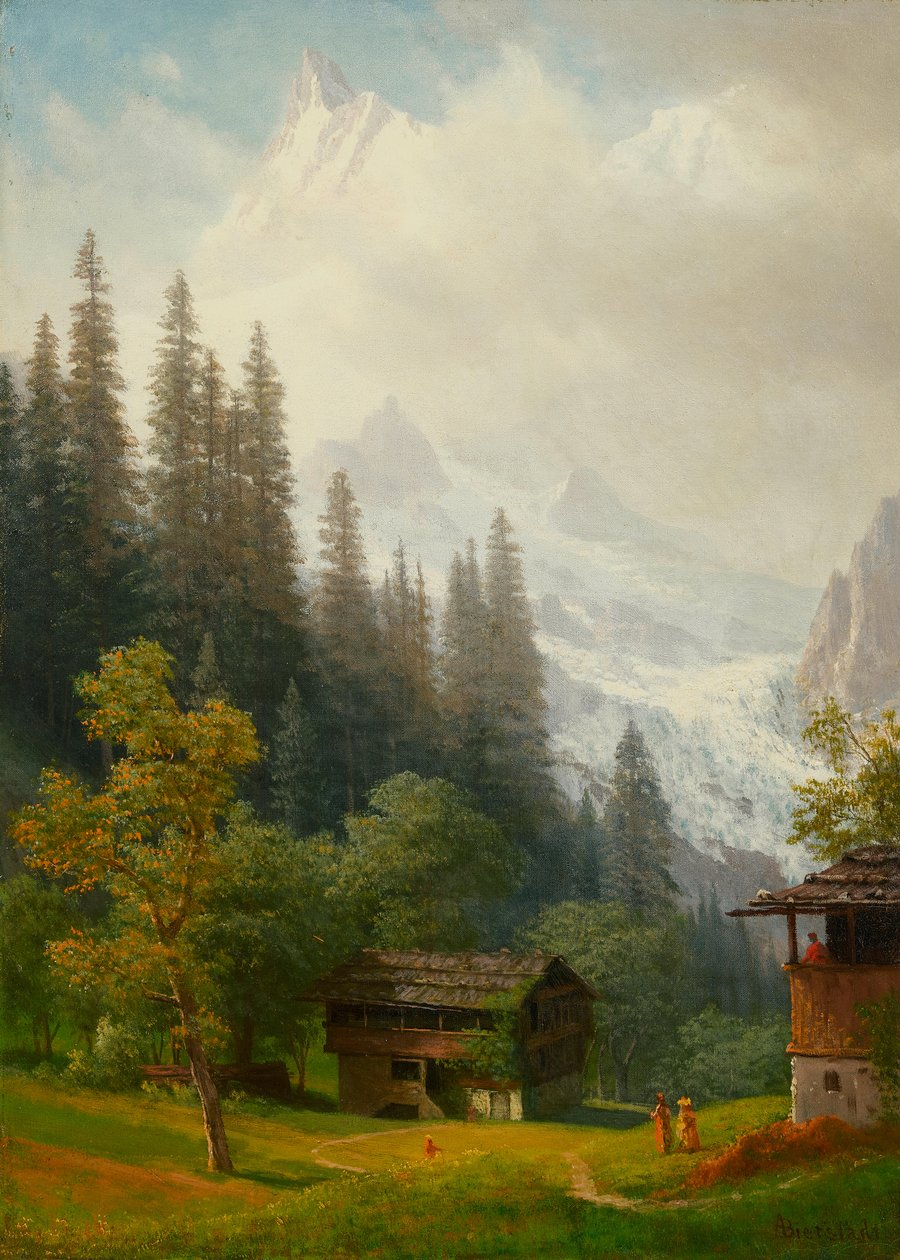 Alpine Scene da Albert Bierstadt