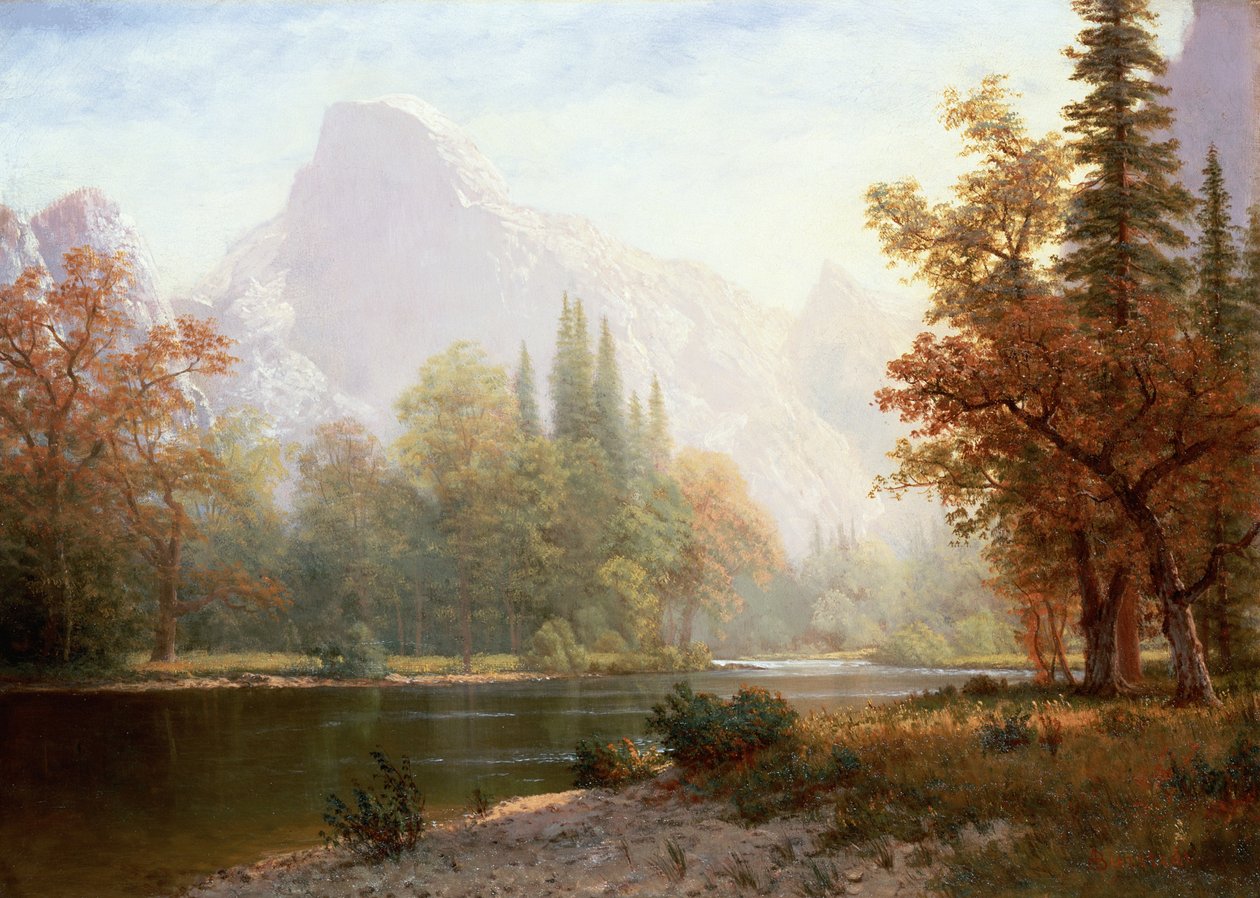 Half Dome, Yosemite da Albert Bierstadt