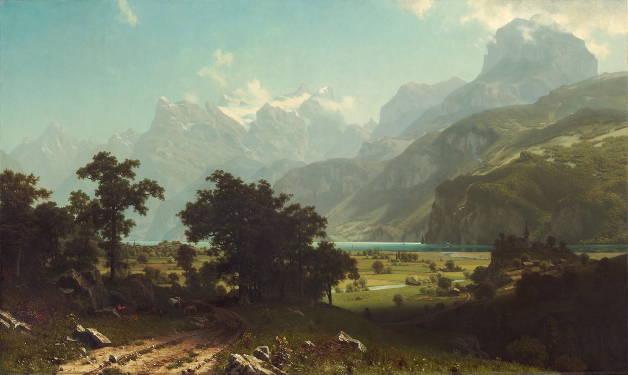 Lago di Lucerna da Albert Bierstadt