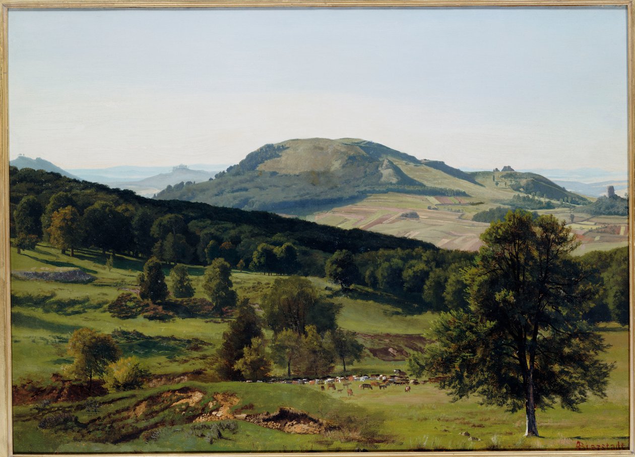 Paesaggio - Collina e Valle da Albert Bierstadt