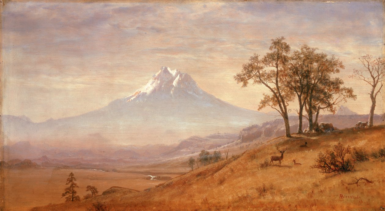 Monte Hood, 1863 da Albert Bierstadt
