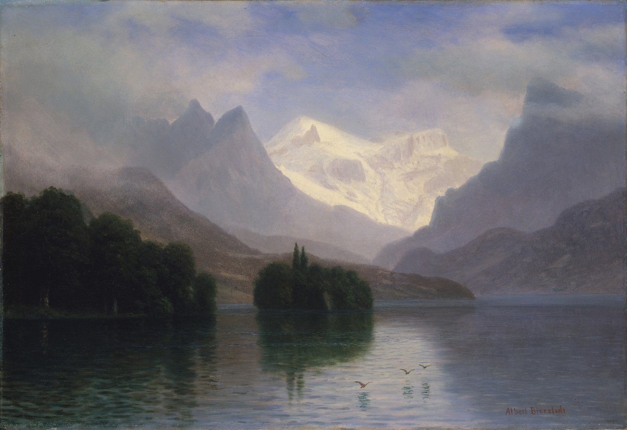 Scena di montagna da Albert Bierstadt