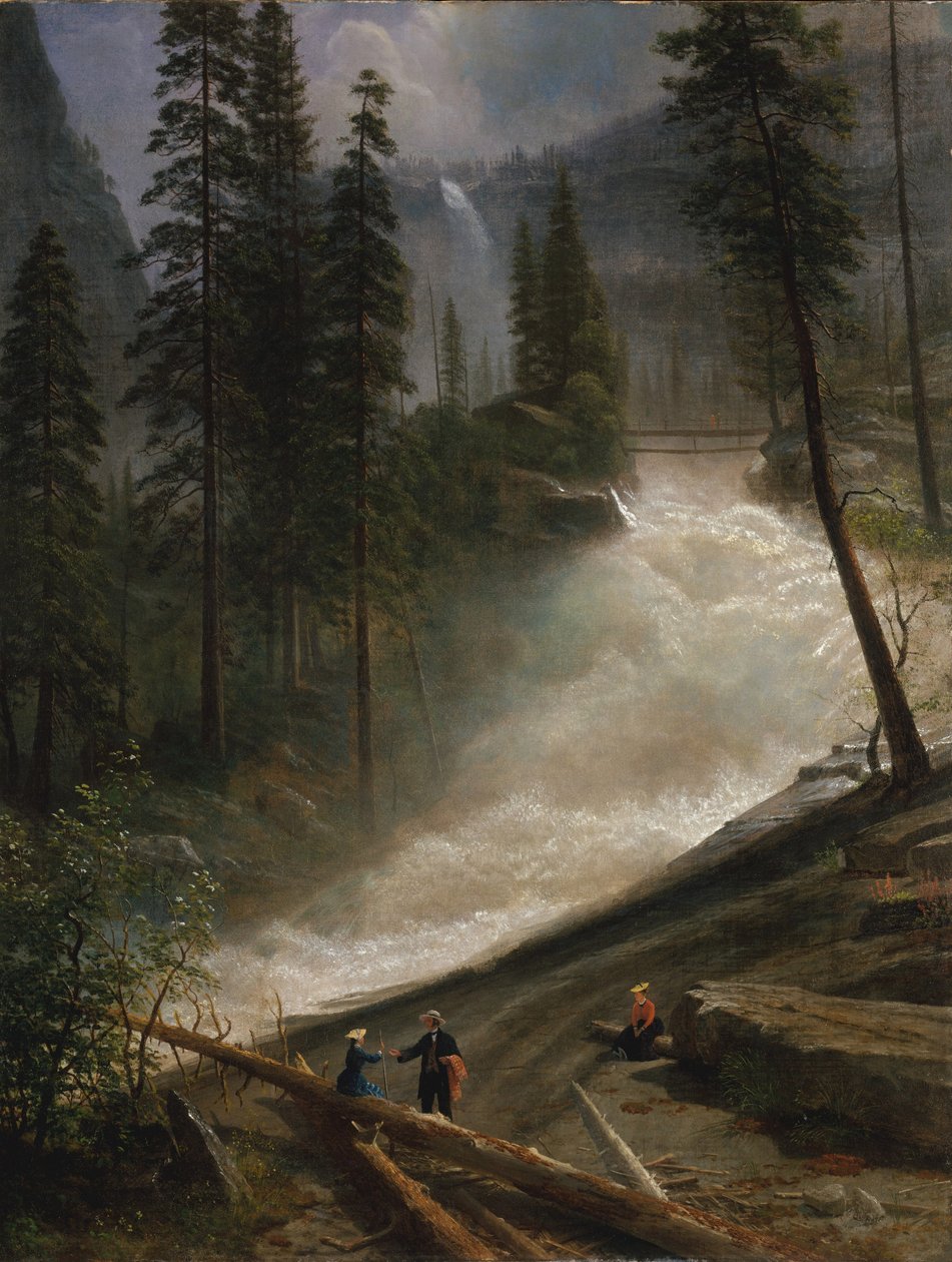 Nevada Falls, Yosemite da Albert Bierstadt