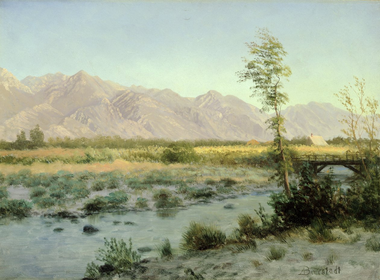 Paesaggio di prateria da Albert Bierstadt