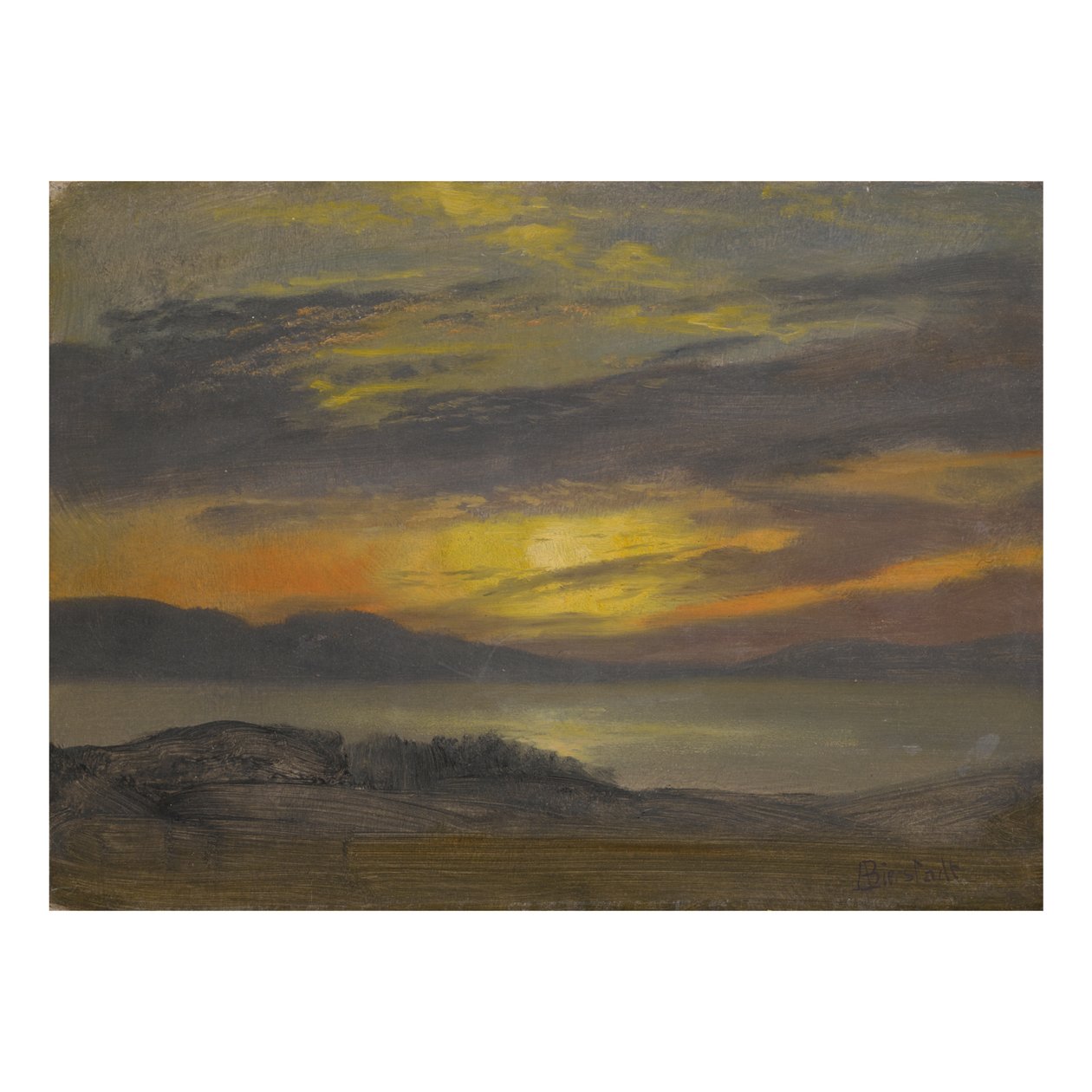 SUNSET da Albert Bierstadt